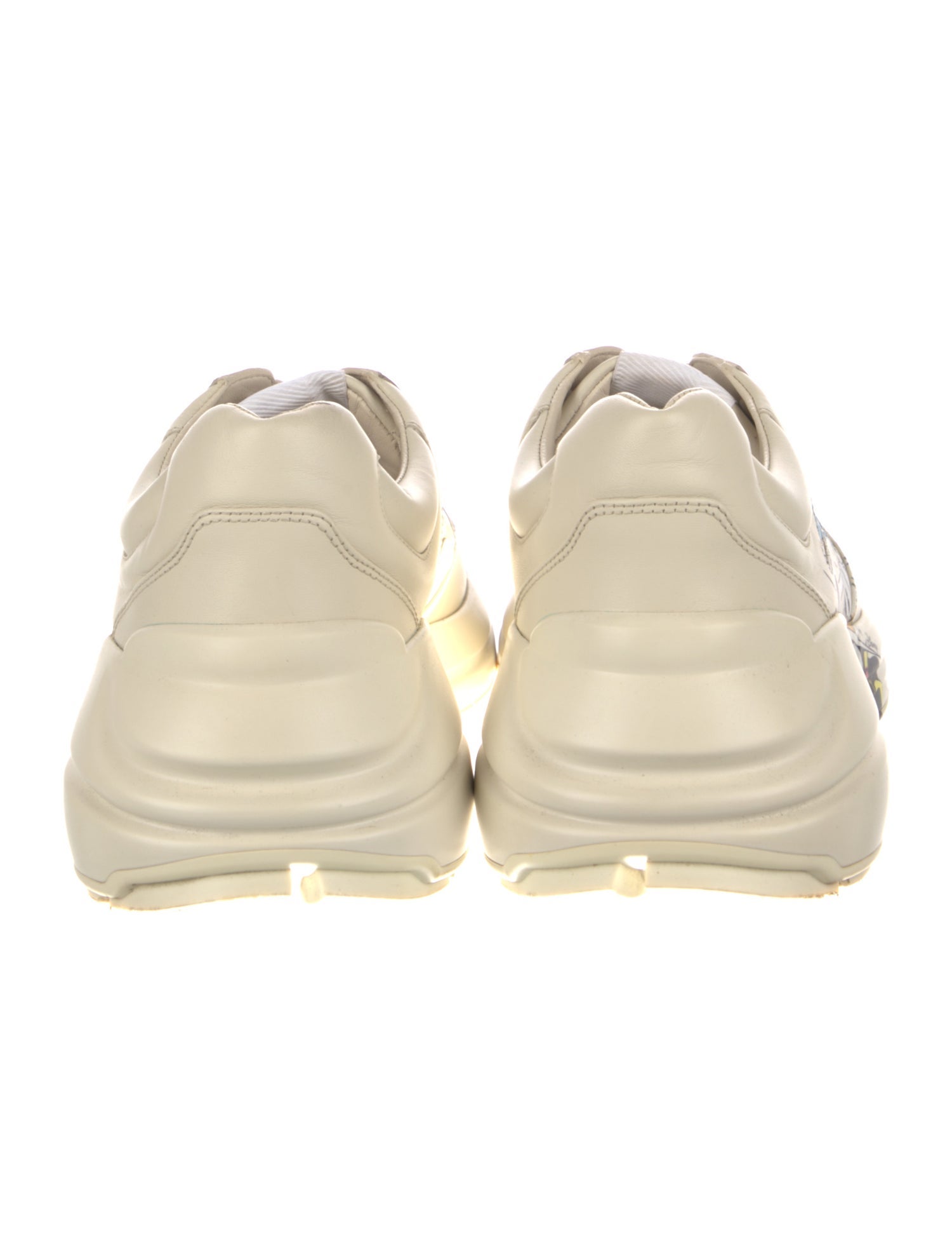 Gucci Leather Printed Sneakers